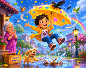 Read more about the article Magical umbrella adventure in the rain